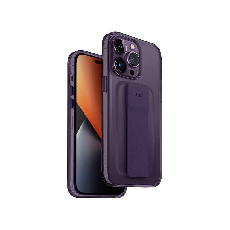 Uniq Heldro Mount dėklas, skirtas iPhone 14 Pro Max - violetinė Uniq Heldro Mount dėklas, skirtas iPhone 14 Pro Max - violetinė