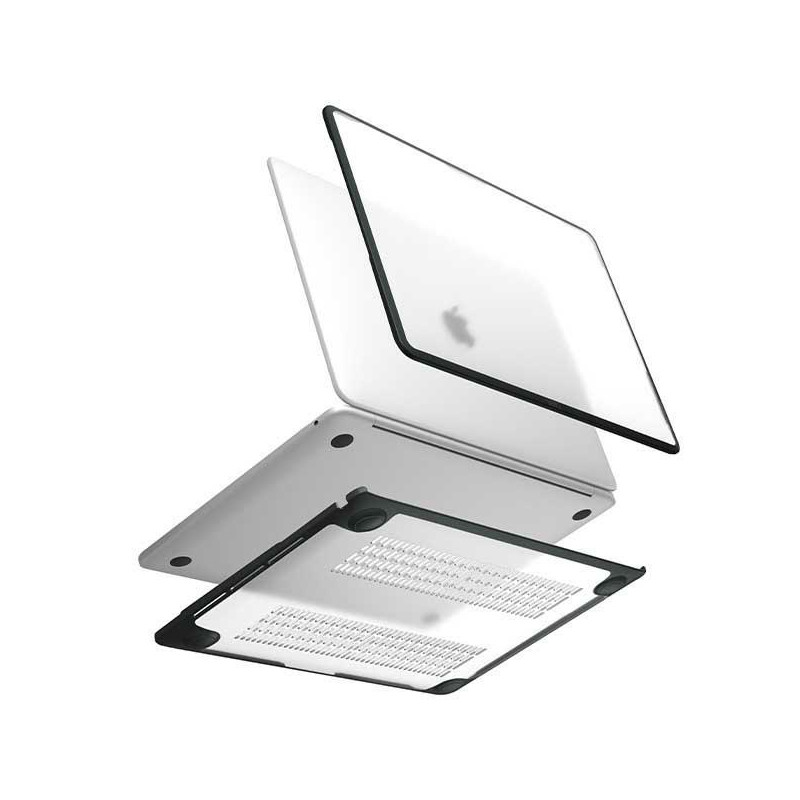 Uniq Venture dėklas, skirtas MacBook Air 13" (2018-2022) - juodas