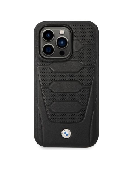 BMW Leather Seats Pattern MagSafe dėklas iPhone 14 Pro Max - juodas BMW Leather Seats Pattern MagSafe dėklas iPhone 14 Pro Max - juodas