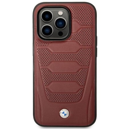 BMW Leather Seats Pattern MagSafe dėklas iPhone 14 Pro Max - bordo BMW Leather Seats Pattern MagSafe dėklas iPhone 14 Pro Max - bordo