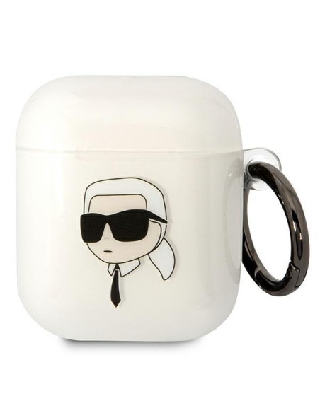 Karl Lagerfeld Karl& 39 s Head dėklas, skirtas AirPods 1/ 2 – skaidrus Karl Lagerfeld Karl& 39 s Head dėklas, skirtas AirPods 1/ 2 – skaidrus