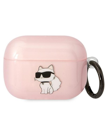Karl Lagerfeld Ikonik Choupette dėklas, skirtas AirPods Pro – rožinis Karl Lagerfeld Ikonik Choupette dėklas, skirtas AirPods Pro – rožinis