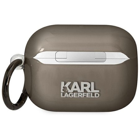 Karl Lagerfeld Karl& 39 s Head dėklas, skirtas AirPods Pro 2 – juodas Karl Lagerfeld Karl& 39 s Head dėklas, skirtas AirPods Pro 2 – juodas