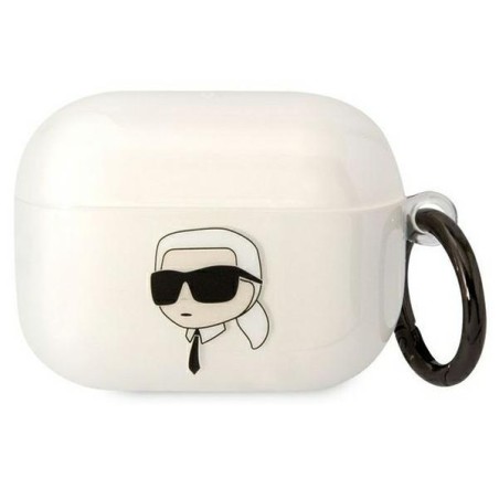 Karl Lagerfeld Karl& 39 s Head dėklas, skirtas AirPods Pro – skaidrus Karl Lagerfeld Karl& 39 s Head dėklas, skirtas AirPods Pro – skaidrus