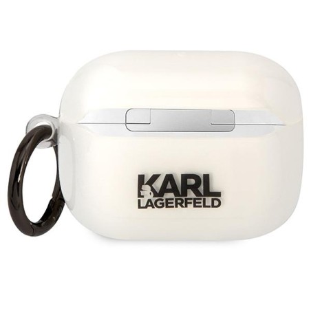 Karl Lagerfeld Karl& 39 s Head dėklas, skirtas AirPods Pro – skaidrus Karl Lagerfeld Karl& 39 s Head dėklas, skirtas AirPods Pro – skaidrus