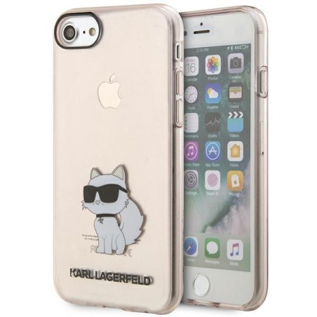 Karl Lagerfeld Ikonik Choupette dėklas, skirtas iPhone 7 / 8 / SE 2020 / SE 2022 - rožinis Karl Lagerfeld Ikonik Choupette dėklas, skirtas iPhone 7 / 8 / SE 2020 / SE 2022 - rožinis