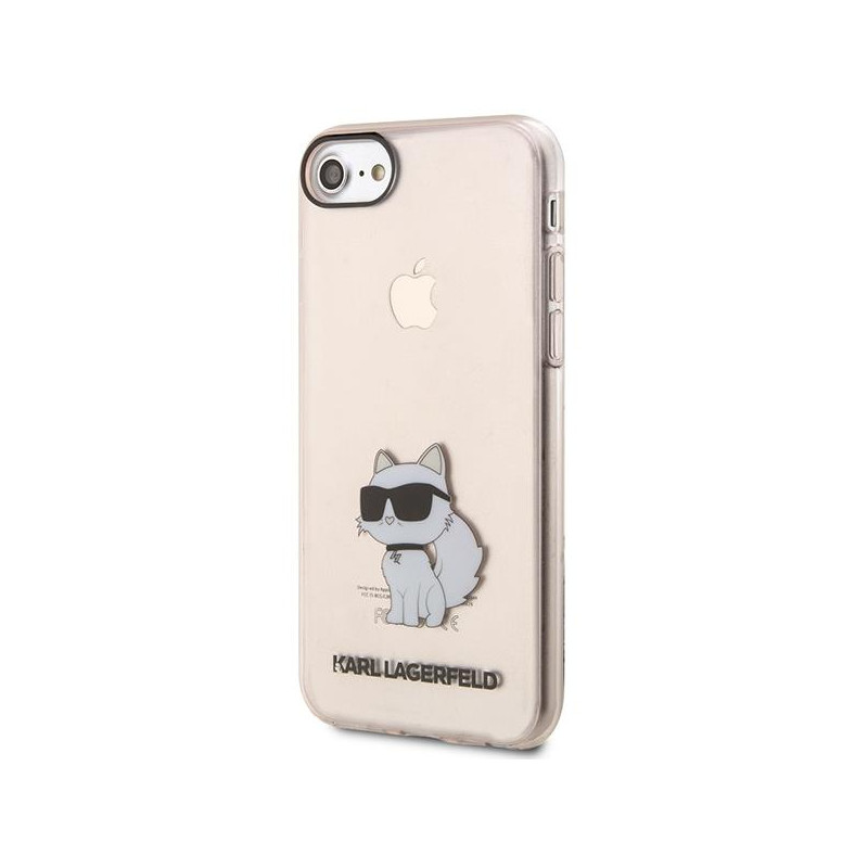 Karl Lagerfeld Ikonik Choupette dėklas, skirtas iPhone 7 / 8 / SE 2020 / SE 2022 - rožinis