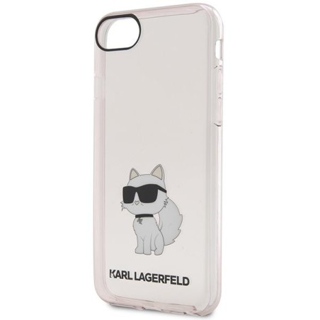 Karl Lagerfeld Ikonik Choupette dėklas, skirtas iPhone 7 / 8 / SE 2020 / SE 2022 - rožinis Karl Lagerfeld Ikonik Choupette dėklas, skirtas iPhone 7 / 8 / SE 2020 / SE 2022 - rožinis