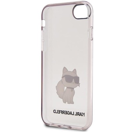 Karl Lagerfeld Ikonik Choupette dėklas, skirtas iPhone 7 / 8 / SE 2020 / SE 2022 - rožinis Karl Lagerfeld Ikonik Choupette dėklas, skirtas iPhone 7 / 8 / SE 2020 / SE 2022 - rožinis