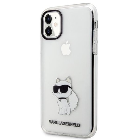 Karl Lagerfeld Ikonik Choupette dėklas iPhone 11 / Xr - skaidrus Karl Lagerfeld Ikonik Choupette dėklas iPhone 11 / Xr - skaidrus