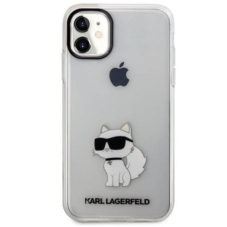 Karl Lagerfeld Ikonik Choupette dėklas iPhone 11 / Xr - skaidrus Karl Lagerfeld Ikonik Choupette dėklas iPhone 11 / Xr - skaidrus