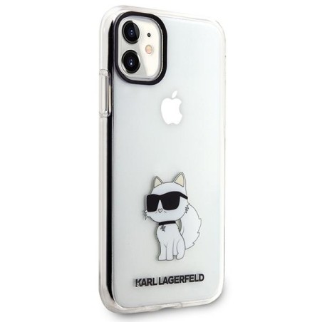 Karl Lagerfeld Ikonik Choupette dėklas iPhone 11 / Xr - skaidrus Karl Lagerfeld Ikonik Choupette dėklas iPhone 11 / Xr - skaidrus