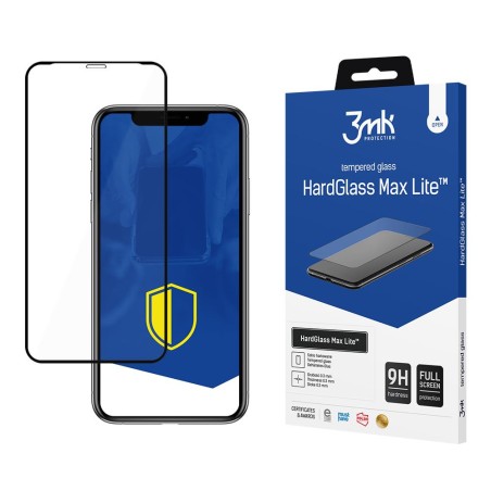 9H 3mk HardGlass Max Lite™ stiklas, skirtas iPhone 11 Pro Max 9H 3mk HardGlass Max Lite™ stiklas, skirtas iPhone 11 Pro Max