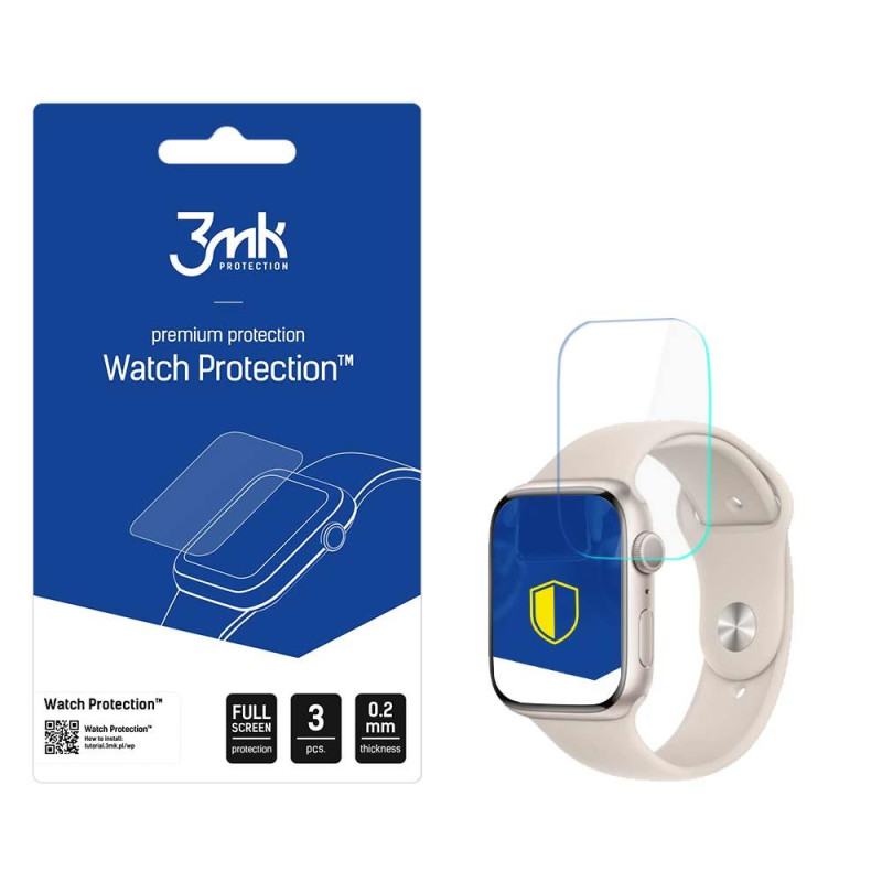 3mk Watch Protection™ v. ARC+ apsauginė folija, skirta Apple Watch 8/ 9 45 mm 3mk Watch Protection™ v. ARC+ apsauginė folija, skirta Apple Watch 8/ 9 45 mm