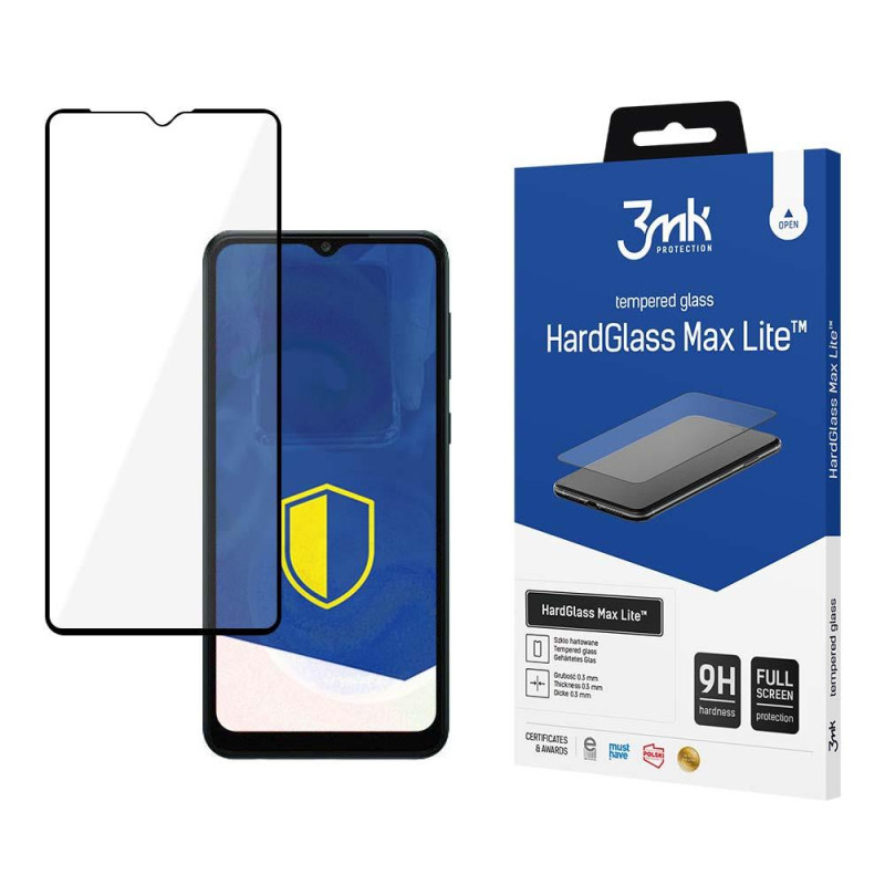 9H 3mk HardGlass Max Lite™ stiklas, skirtas Samsung Galaxy A04s