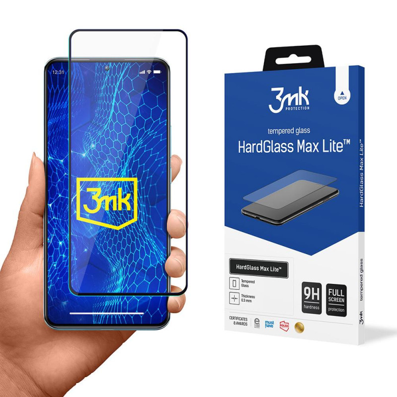 9H 3mk HardGlass Max Lite™ stiklas, skirtas Xiaomi 12T
