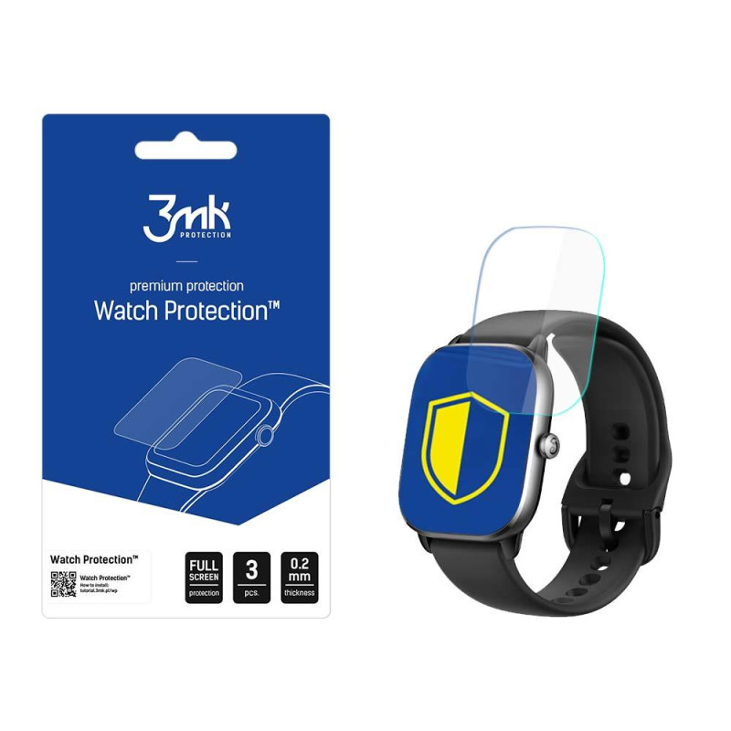 3mk Watch Protection™ v. ARC+ apsauginė plėvelė, skirta Amazfit GTS 4 Mini