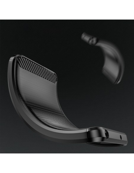 Anglies dėklas Infinix Hot 12 Pro lanksčiam silikoniniam anglies dangčiui juodas Anglies dėklas Infinix Hot 12 Pro lanksčiam silikoniniam anglies dangčiui juodas