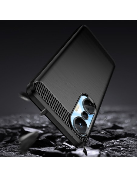 Anglies dėklas Infinix Hot 20S lankstus silikoninis anglies dangtelis juodas