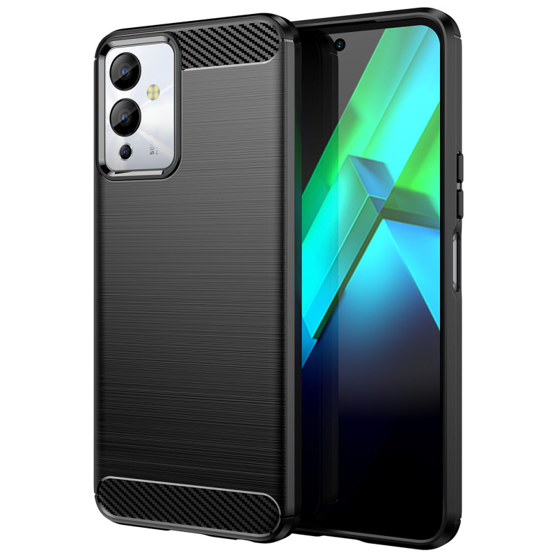 Anglies dėklas skirtas Infinix Note 12i lanksčiam silikoniniam anglies dangčiui juodas Anglies dėklas skirtas Infinix Note 12i lanksčiam silikoniniam anglies dangčiui juodas