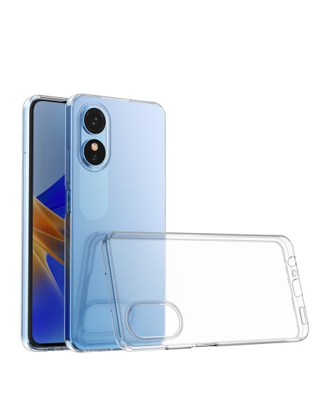 Itin skaidrus 0,5 mm dėklas, skirtas Oppo A17 plonam dangčiui, skaidrus