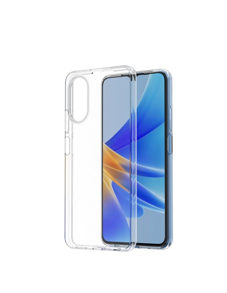 Itin skaidrus 0,5 mm dėklas, skirtas Oppo A17 plonam dangčiui, skaidrus