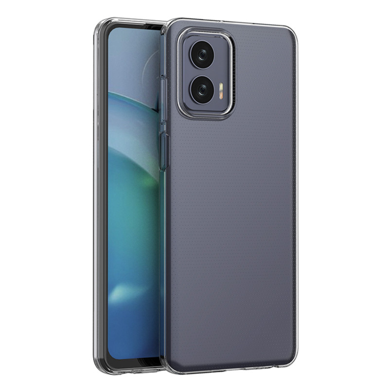 Itin skaidrus 0,5 mm dėklas, skirtas Motorola Moto G73 5G plonu dangteliu, skaidrus