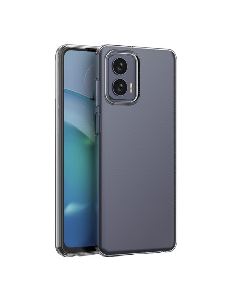 Itin skaidrus 0,5 mm dėklas, skirtas Motorola Moto G73 5G plonu dangteliu, skaidrus Itin skaidrus 0,5 mm dėklas, skirtas Motorola Moto G73 5G plonu dangteliu, skaidrus