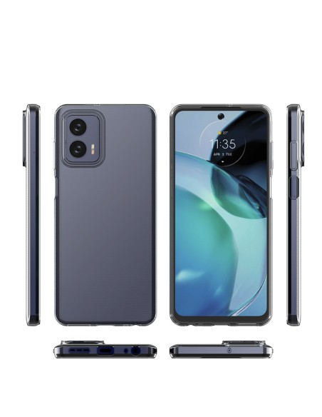 Itin skaidrus 0,5 mm dėklas, skirtas Motorola Moto G73 5G plonu dangteliu, skaidrus Itin skaidrus 0,5 mm dėklas, skirtas Motorola Moto G73 5G plonu dangteliu, skaidrus