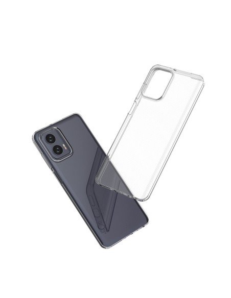 Itin skaidrus 0,5 mm dėklas, skirtas Motorola Moto G73 5G plonu dangteliu, skaidrus Itin skaidrus 0,5 mm dėklas, skirtas Motorola Moto G73 5G plonu dangteliu, skaidrus