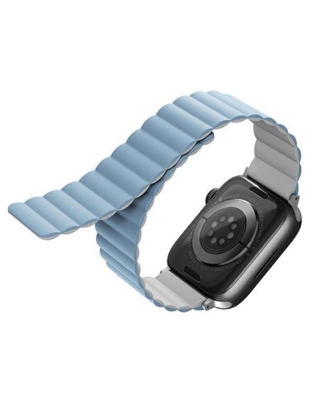 Uniq Revix dirželis, skirtas Apple Watch 1/ 2/ 3/ 4/ 5/ 6/ 7/ 8/ SE/ SE2/ Ultra 42/ 44/ 45/ 49mm – balta ir mėlyna Uniq Revix dirželis, skirtas Apple Watch 1/ 2/ 3/ 4/ 5/ 6/ 7/ 8/ SE/ SE2/ Ultra 42/ 44/ 45/ 49mm – balta ir mėlyna