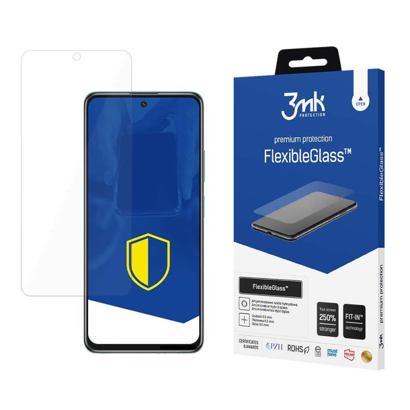 3mk FlexibleGlass™ hibridinis stiklas ant Xiaomi Redmi Note 11S 5G / 11T 5G