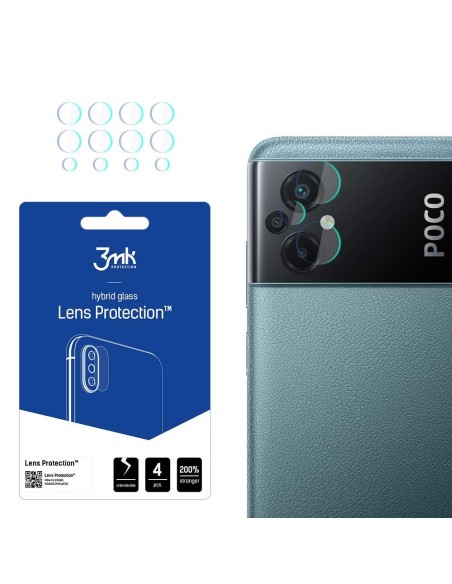 3mk Lens Protection™ hibridinis fotoaparato stiklas, skirtas Xiaomi Poco M5 3mk Lens Protection™ hibridinis fotoaparato stiklas, skirtas Xiaomi Poco M5