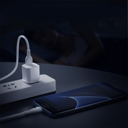 USB – mikro USB laidas 2.4A 1.2m Joyroom S-UM018A13 – baltas