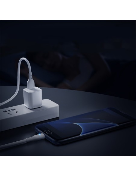 USB – mikro USB laidas 2.4A 1.2m Joyroom S-UM018A13 – baltas