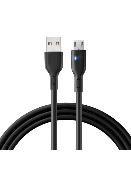 USB - mikro USB laidas 2.4A 2m Joyroom S-UM018A13 - juodas USB - mikro USB laidas 2.4A 2m Joyroom S-UM018A13 - juodas