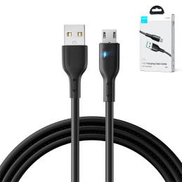 USB - mikro USB laidas 2.4A 2m Joyroom S-UM018A13 - juodas