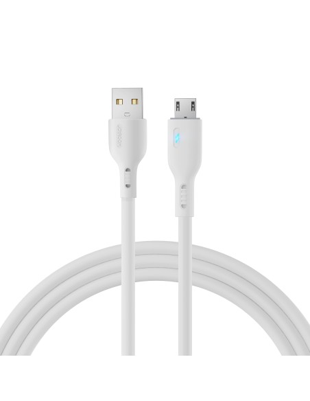 USB - micro USB laidas 2.4A 2m Joyroom S-UM018A13 - baltas USB - micro USB laidas 2.4A 2m Joyroom S-UM018A13 - baltas