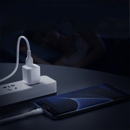 USB - micro USB laidas 2.4A 2m Joyroom S-UM018A13 - baltas