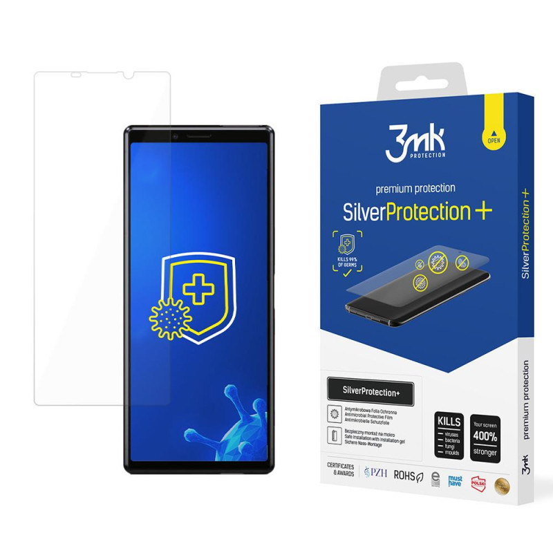 3mk SilverProtection+ apsauginė folija, skirta Sony Xperia 1 II 5G 3mk SilverProtection+ apsauginė folija, skirta Sony Xperia 1 II 5G