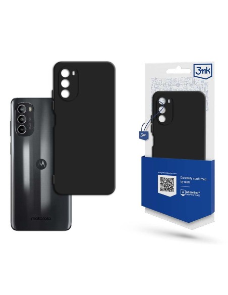 3mk matinis dėklas, skirtas Motorola Moto G82 5G – juodas 3mk matinis dėklas, skirtas Motorola Moto G82 5G – juodas