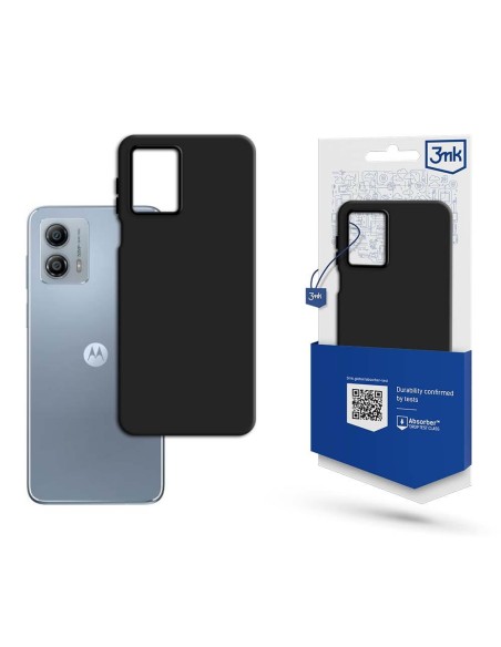 3mk matinis dėklas, skirtas Motorola Moto G53 – juodas