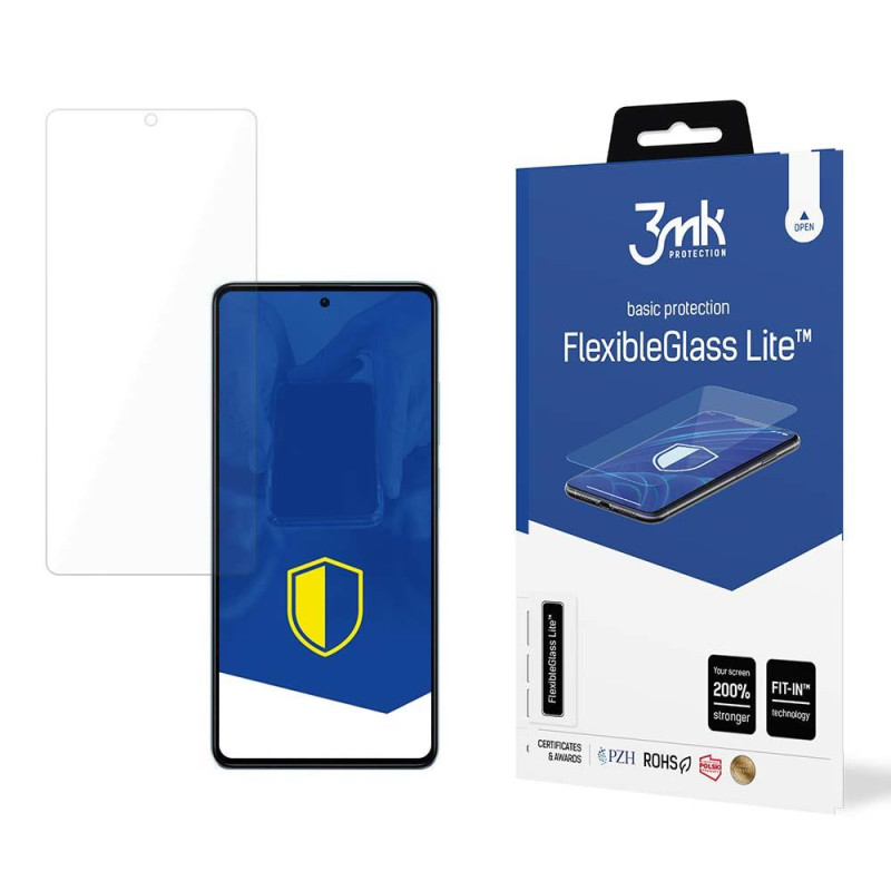 3mk FlexibleGlass Lite™ hibridinis stiklas ant Poco X5 Pro 5G