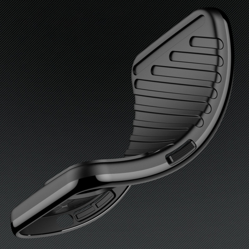 Thunder Case dėklas Samsung Galaxy A24 4G silikoniniu šarvuotu dangteliu juodas