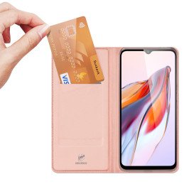 „Dux Ducis Skin Pro“ dėklas, skirtas „Xiaomi Redmi 11A“ / „Poco C55“ / „Redmi 12C“ atverčiamas dangtelis kortelės pinigi...