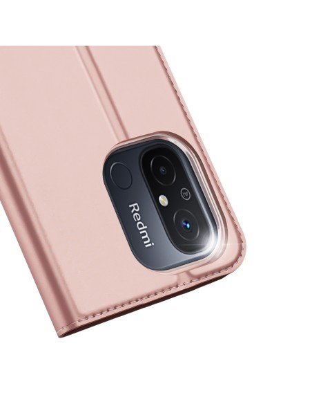 „Dux Ducis Skin Pro“ dėklas, skirtas „Xiaomi Redmi 11A“ / „Poco C55“ / „Redmi 12C“ atverčiamas dangtelis kortelės pinigi...