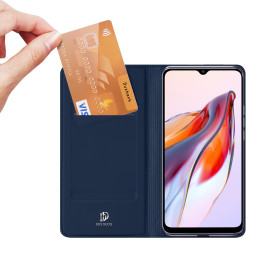 „Dux Ducis Skin Pro“ dėklas, skirtas „Xiaomi Redmi 11A“ / „Poco C55“ / „Redmi 12C“ dangtelis su „Flip Card“ piniginės st...