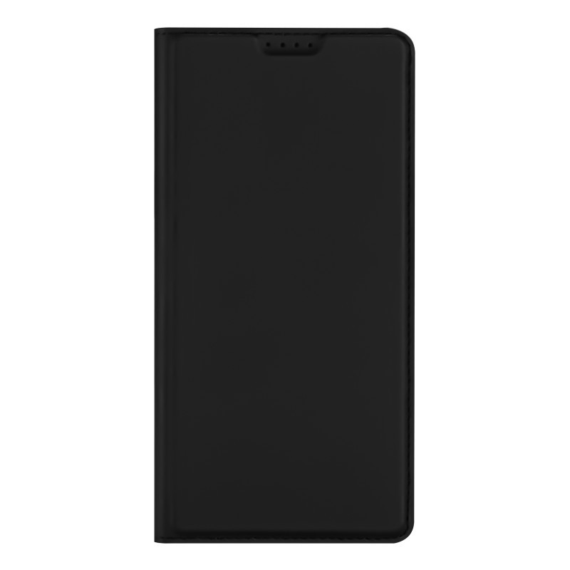 Dux Ducis Skin Pro dėklas, skirtas Huawei nova Y61 atverčiamas dangtelis kortelės piniginės stovas juodas