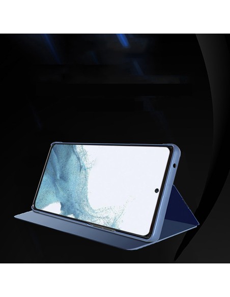 Clear View Case dėklas, skirtas Samsung Galaxy A24 4G dangteliu su rožinės spalvos atvartu Clear View Case dėklas, skirtas Samsung Galaxy A24 4G dangteliu su rožinės spalvos atvartu