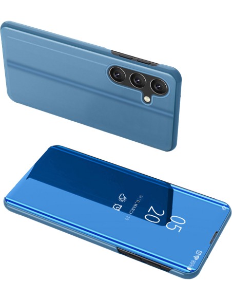 Clear View Case dėklas, skirtas Samsung Galaxy A24 4G dangtelis su mėlynu atvartu Clear View Case dėklas, skirtas Samsung Galaxy A24 4G dangtelis su mėlynu atvartu